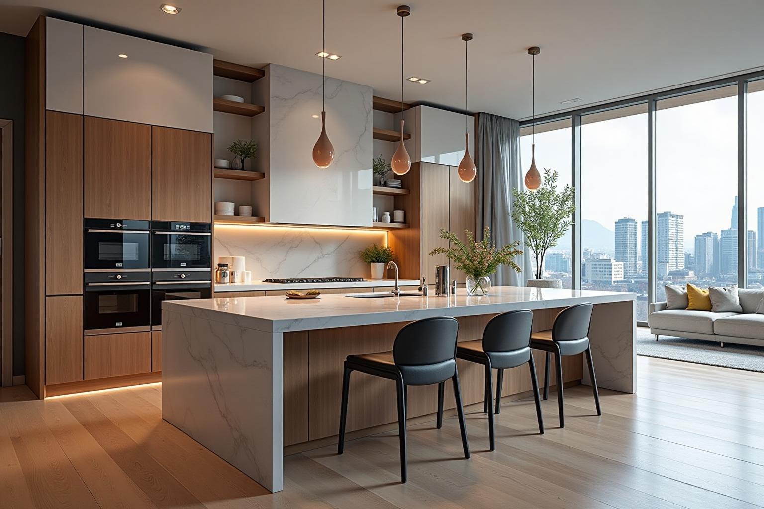 Кухня с видом